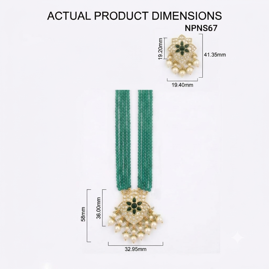 Natural Diamond Polki Necklace Sets | Authentic Heritage Jewellery