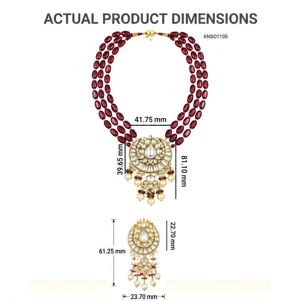 Natural Diamond Polki Choker Set in 18 Karat Gold