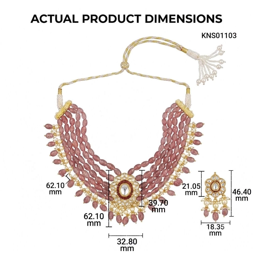 Natural Diamond Polki Bridal Necklace Collection