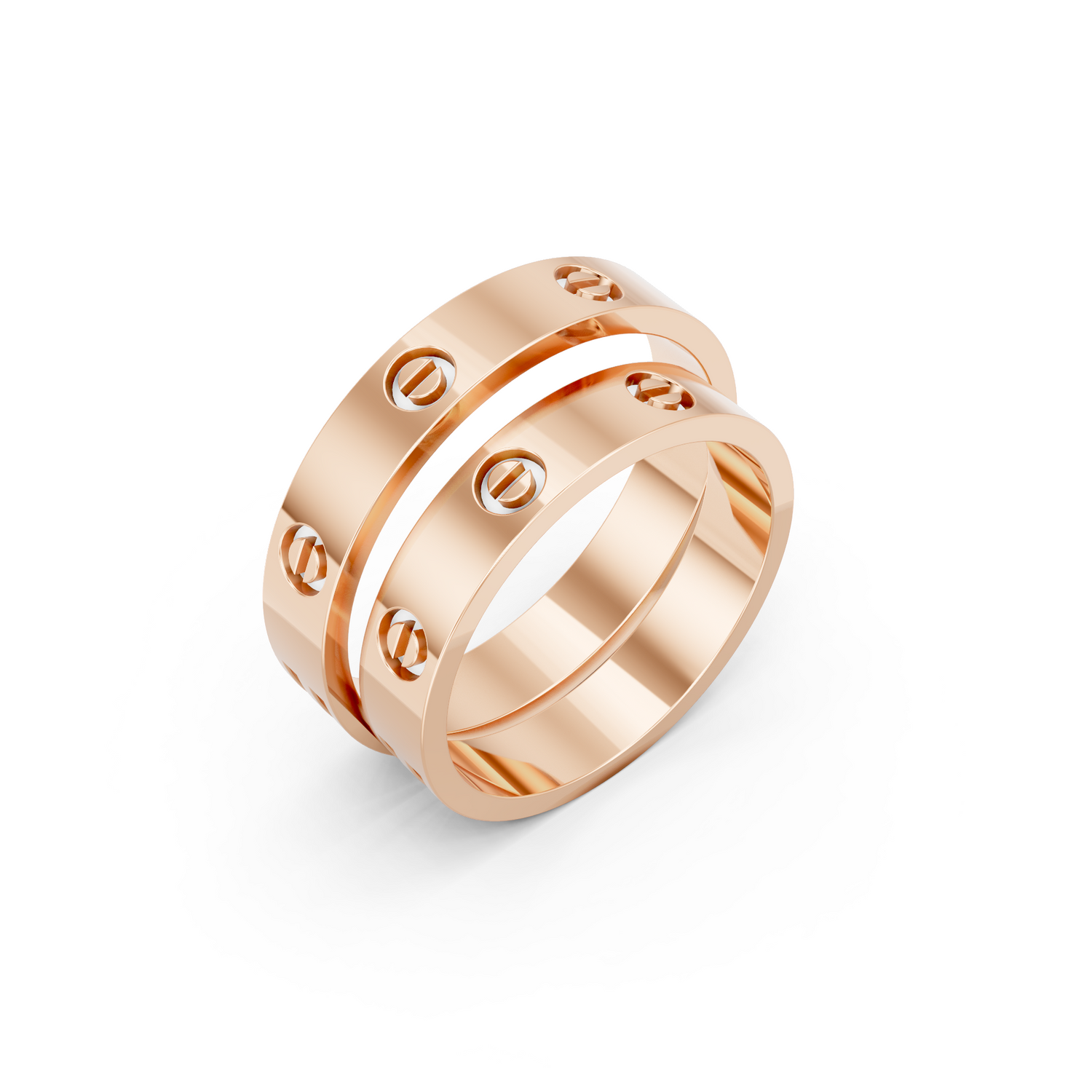 Luve' Bonds – Lab-Grown Diamond Echoes Couple Bands