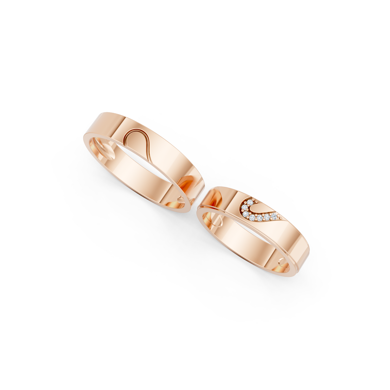 Luve' Bonds – Lab-Grown Diamond Odyssey Couple Bands