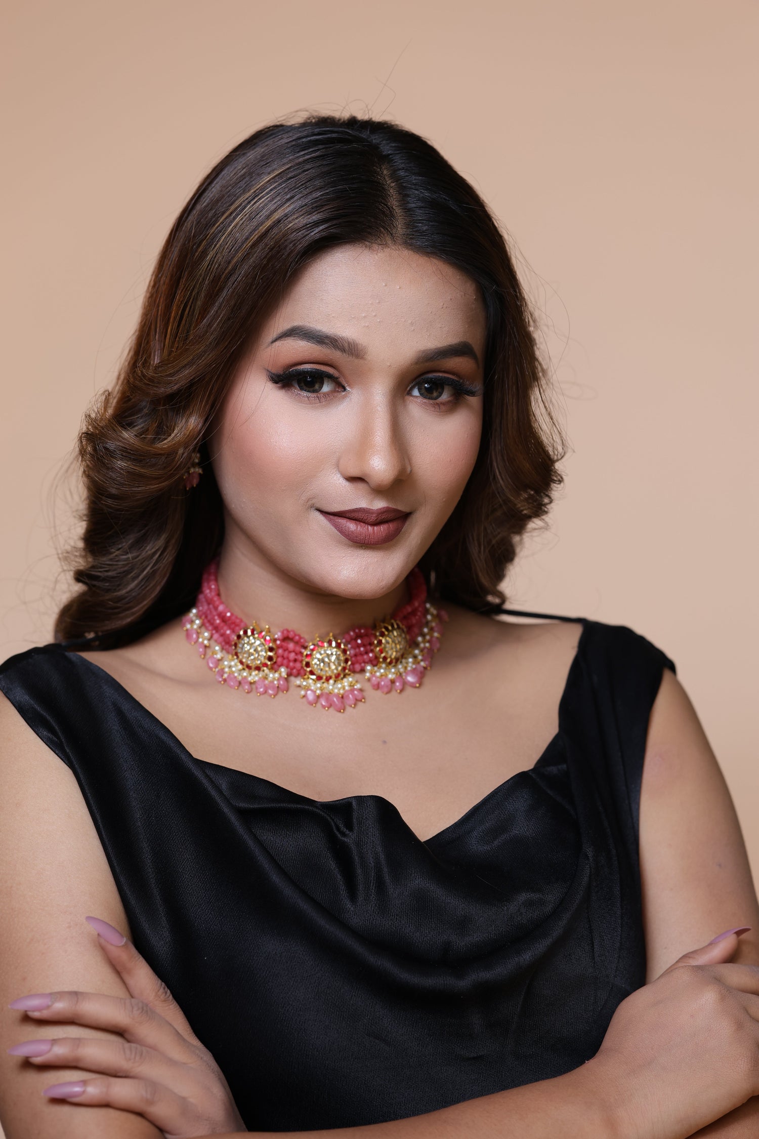 Gulabi Pearl Choker