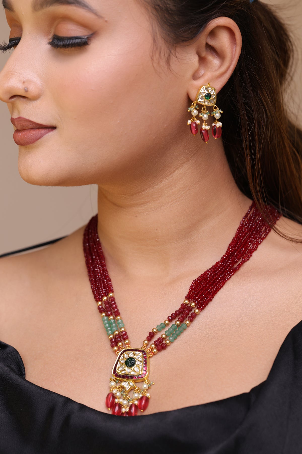 Rani Beads Polki Set
