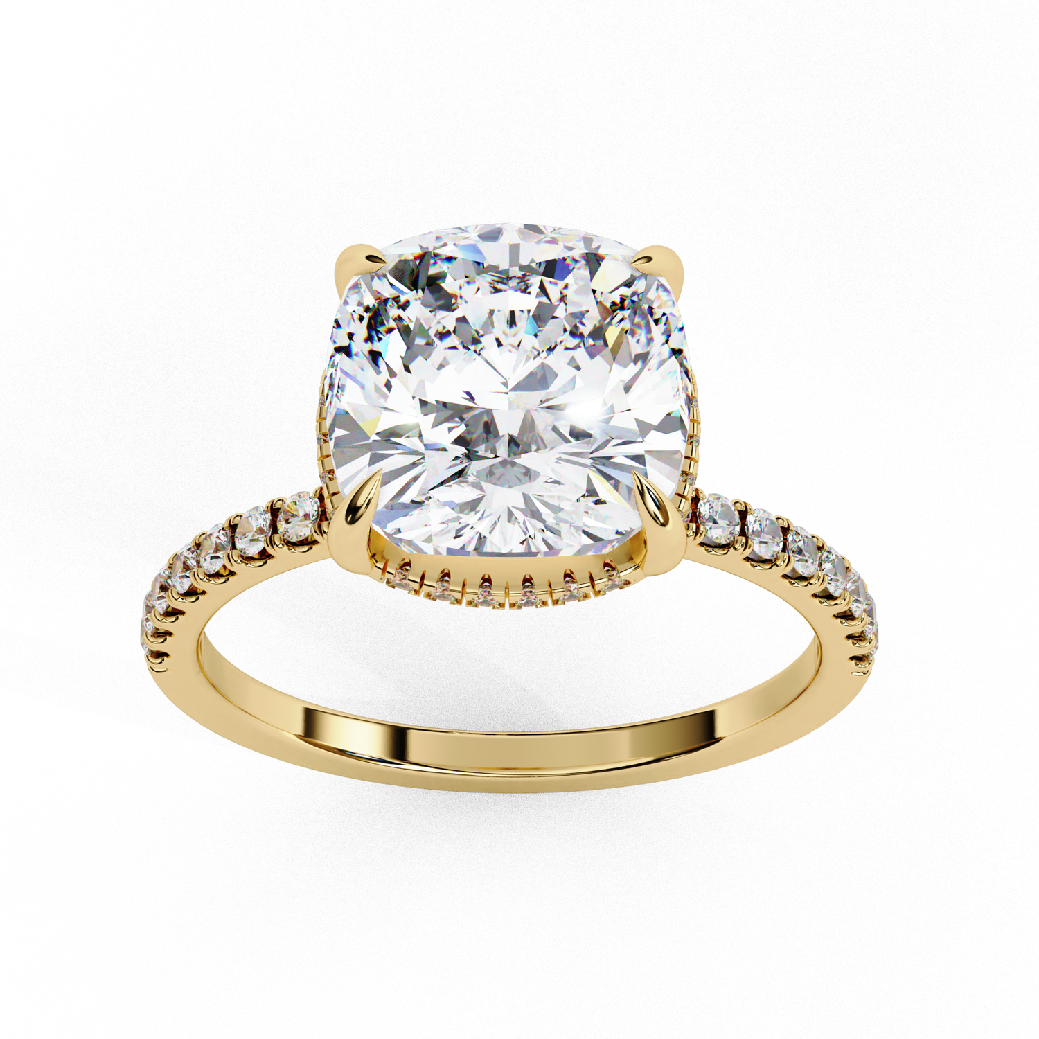 Meadow Solitaire Ring