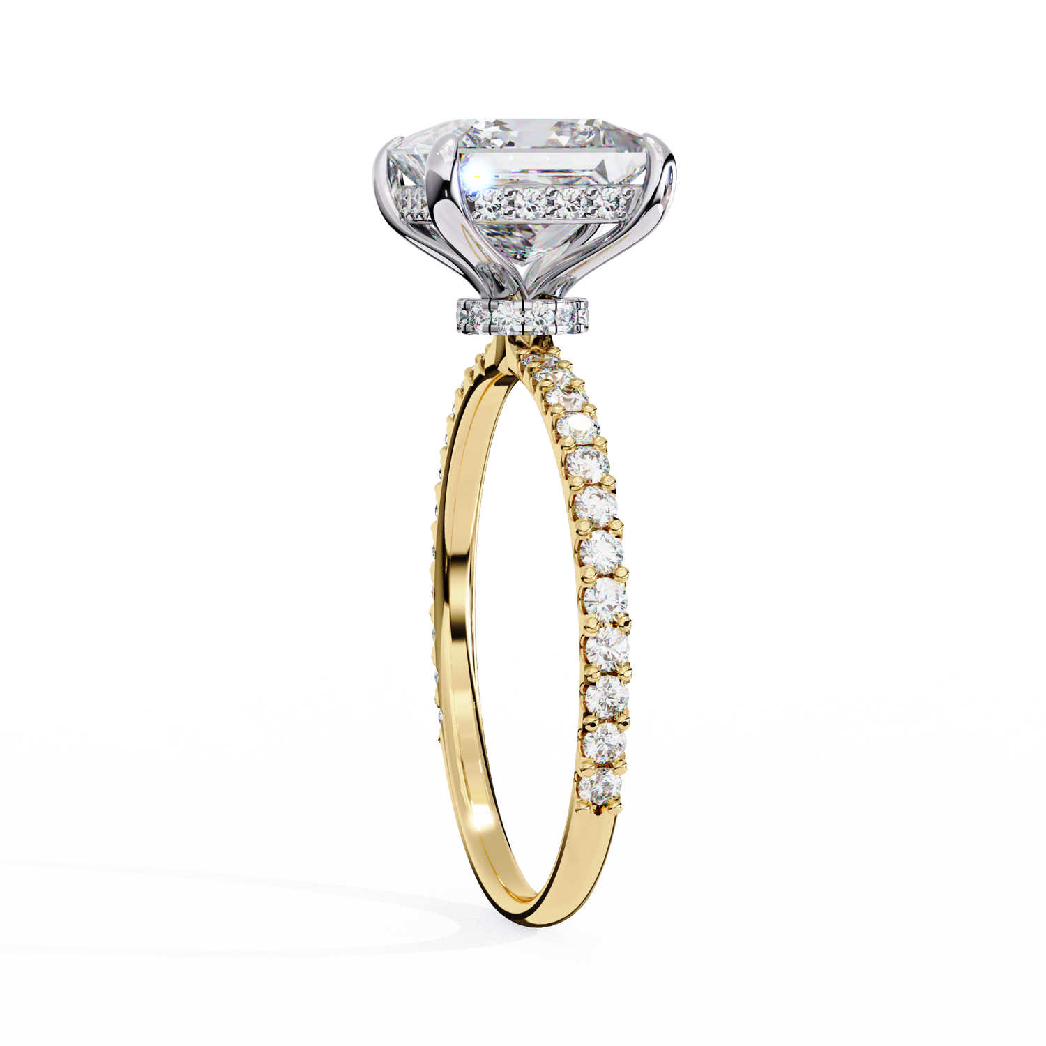 Angel Solitaire Ring