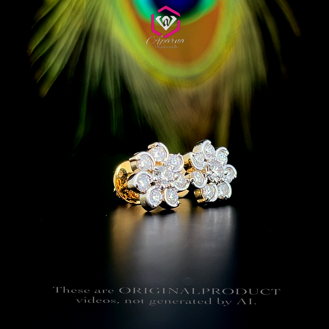 Daisy Diamond Studs