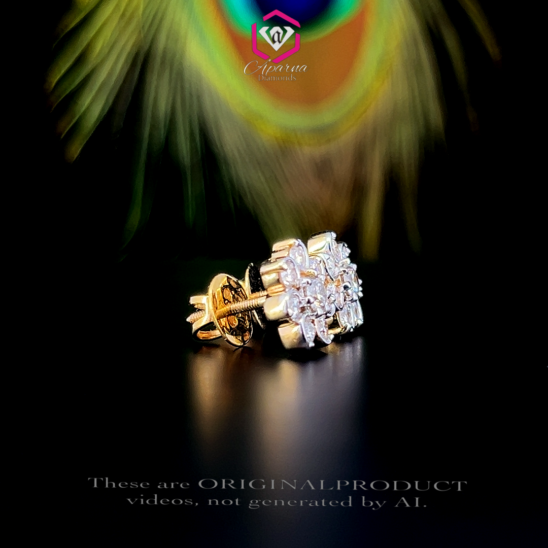 Daisy Diamond Studs