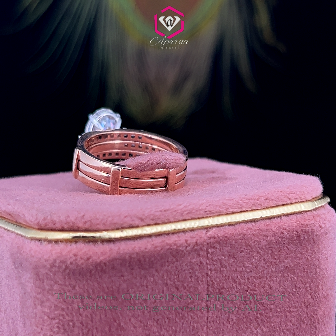 Oval Grace Diamond Ring With Detachable Band💎