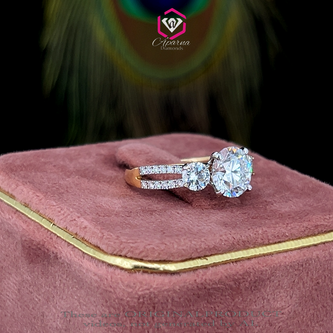 Majestic Trio Diamond Ring