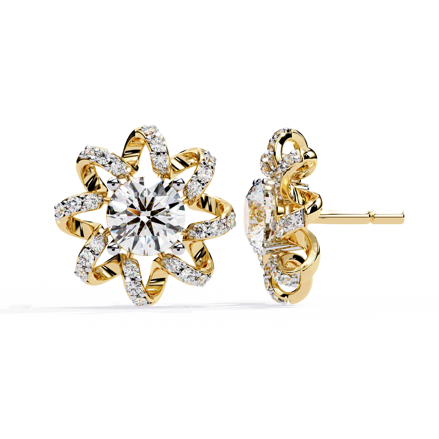 Audrey Solitaire Earring