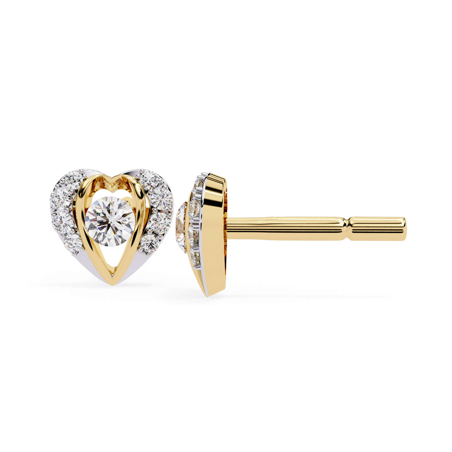 Ace Solitaire Earring