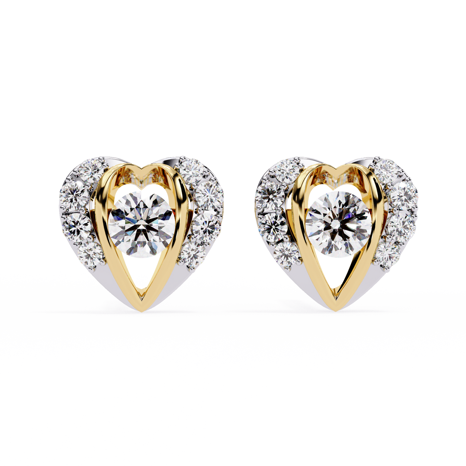 Ace Solitaire Earring