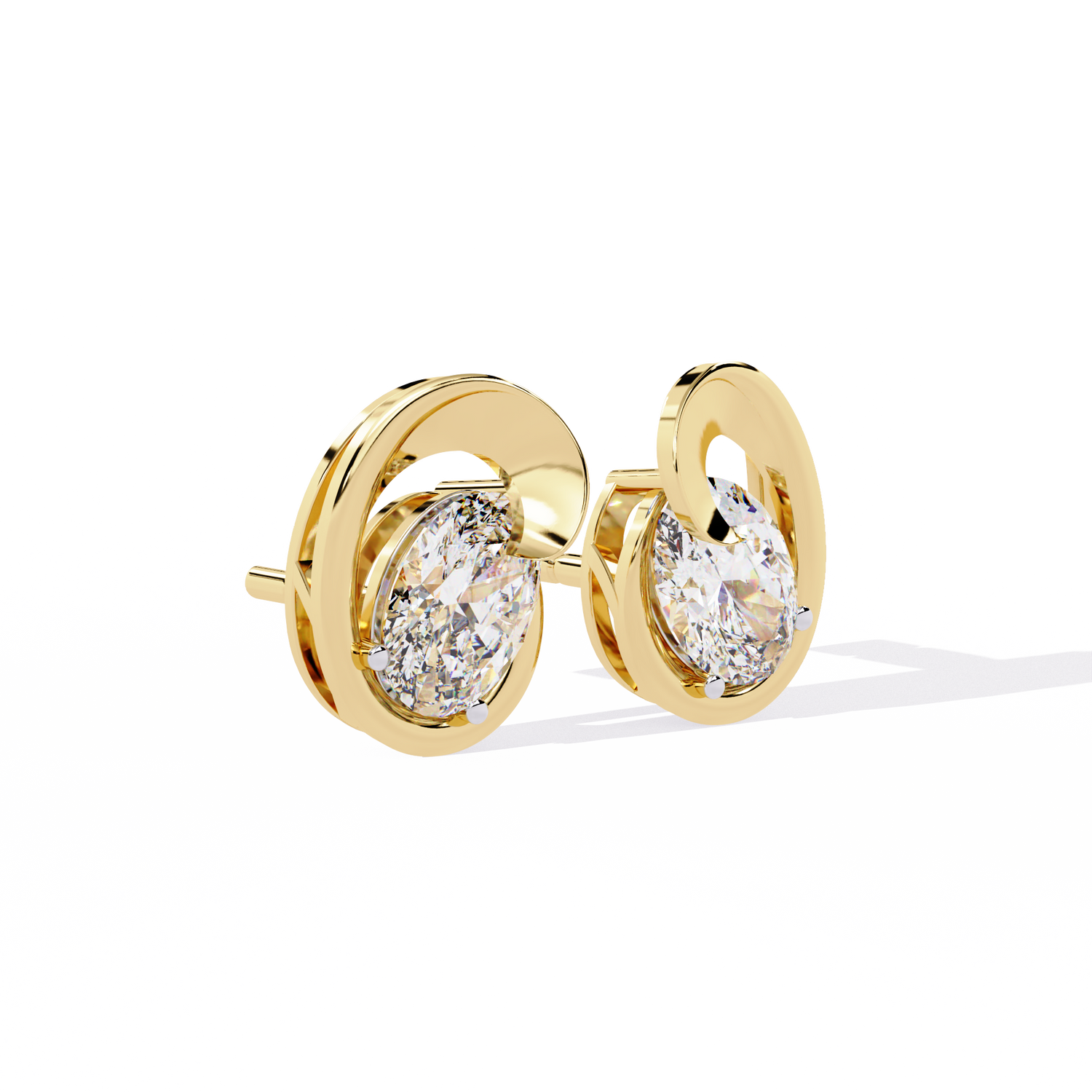 Elliot Solitaire Earring