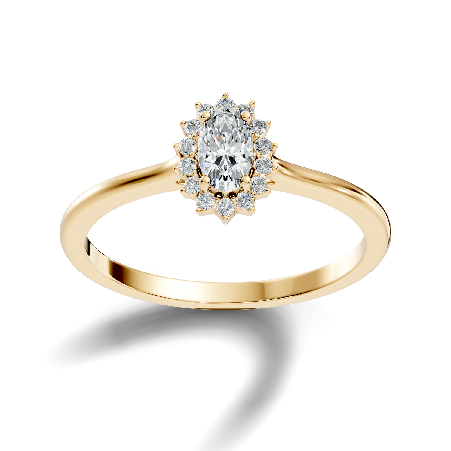Scarlet Solitaire Ring