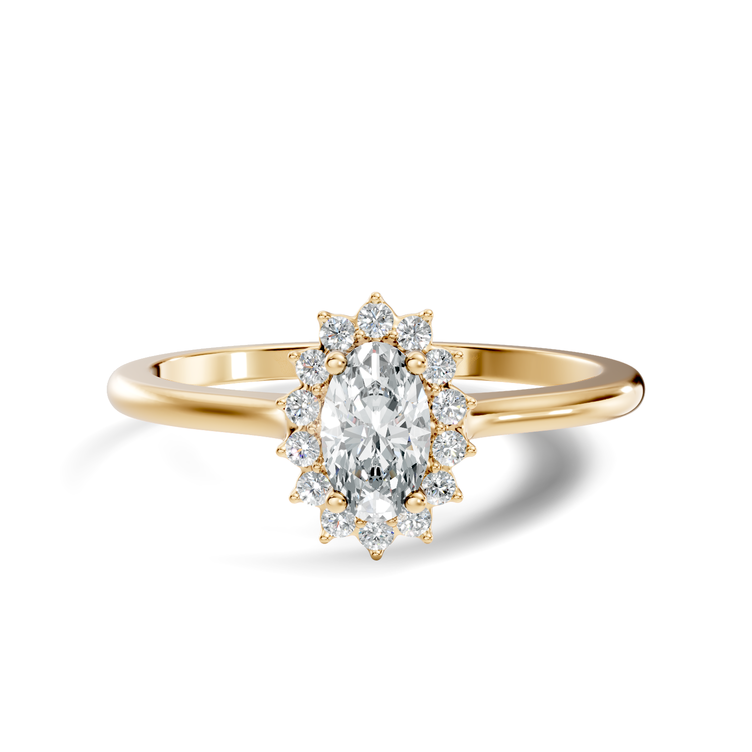 Scarlet Solitaire Ring