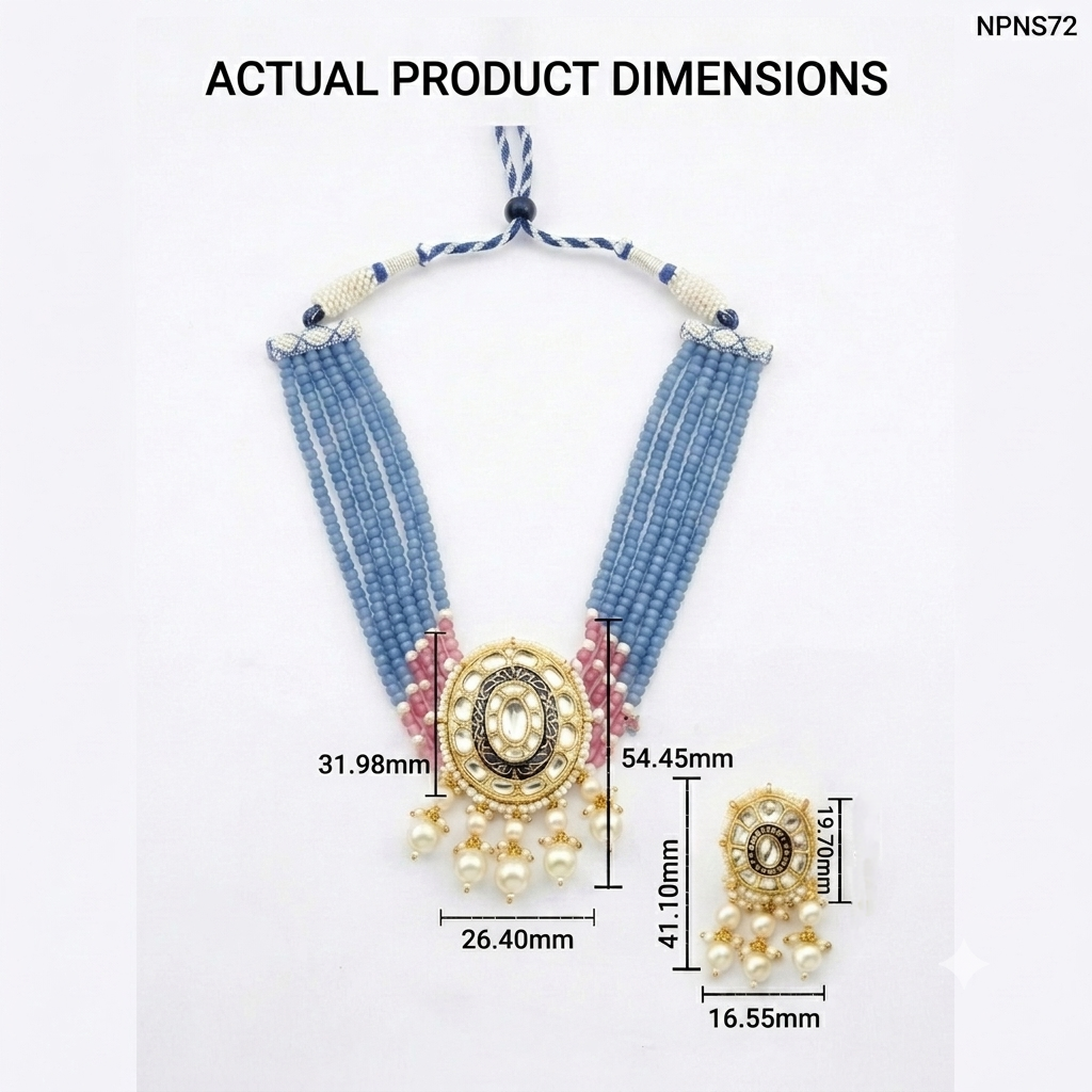 Natural Diamond Polki Necklace Sets | Heritage Bridal Collection