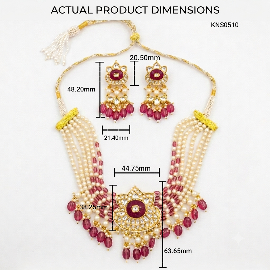 Natural Diamond Polki Choker Set in 18 Karat Gold