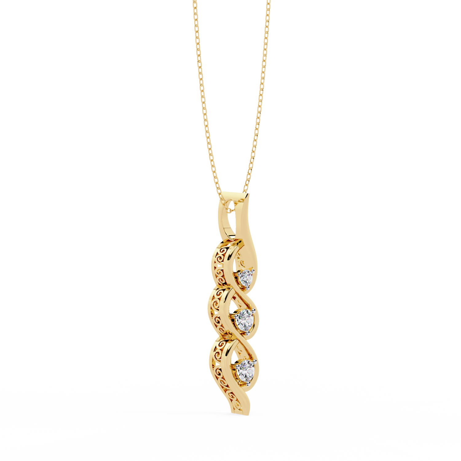 Silvia Diamond Necklace