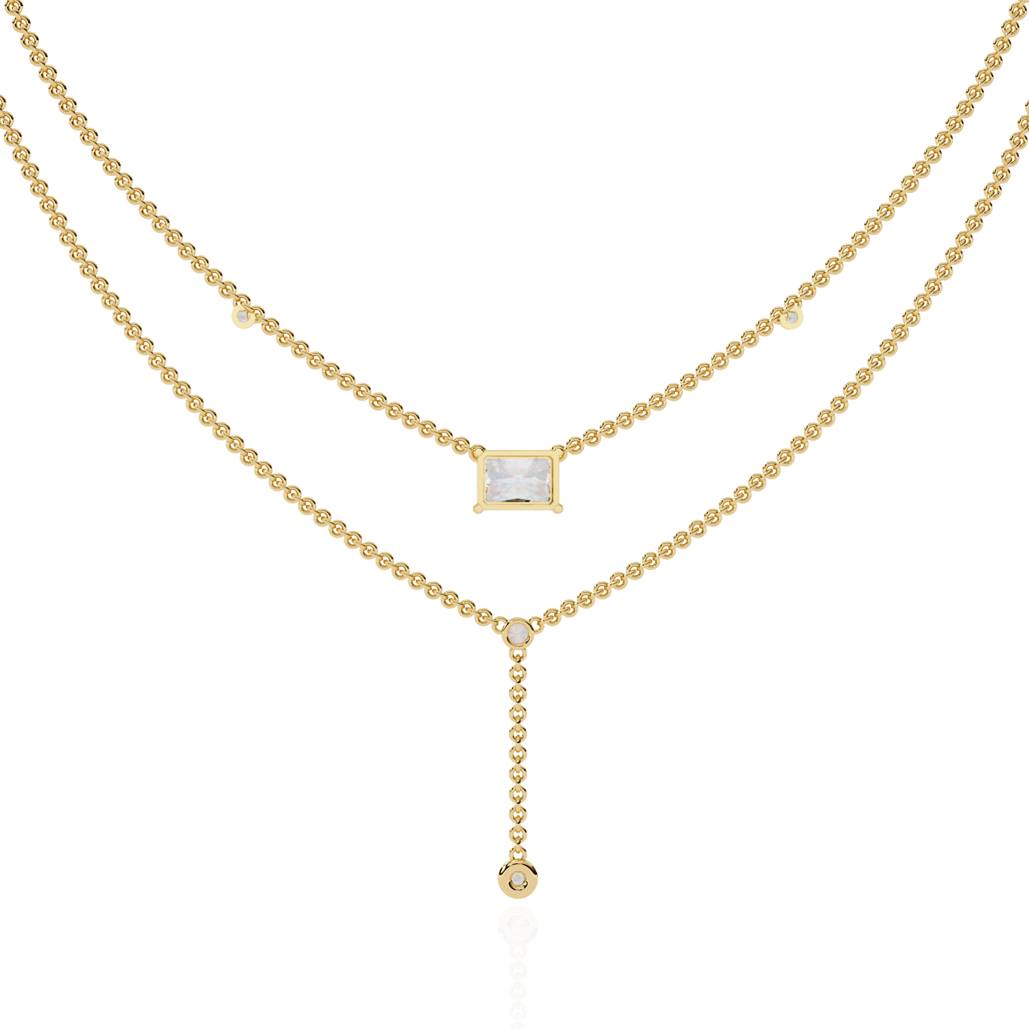 Hannah Solitaire Necklace