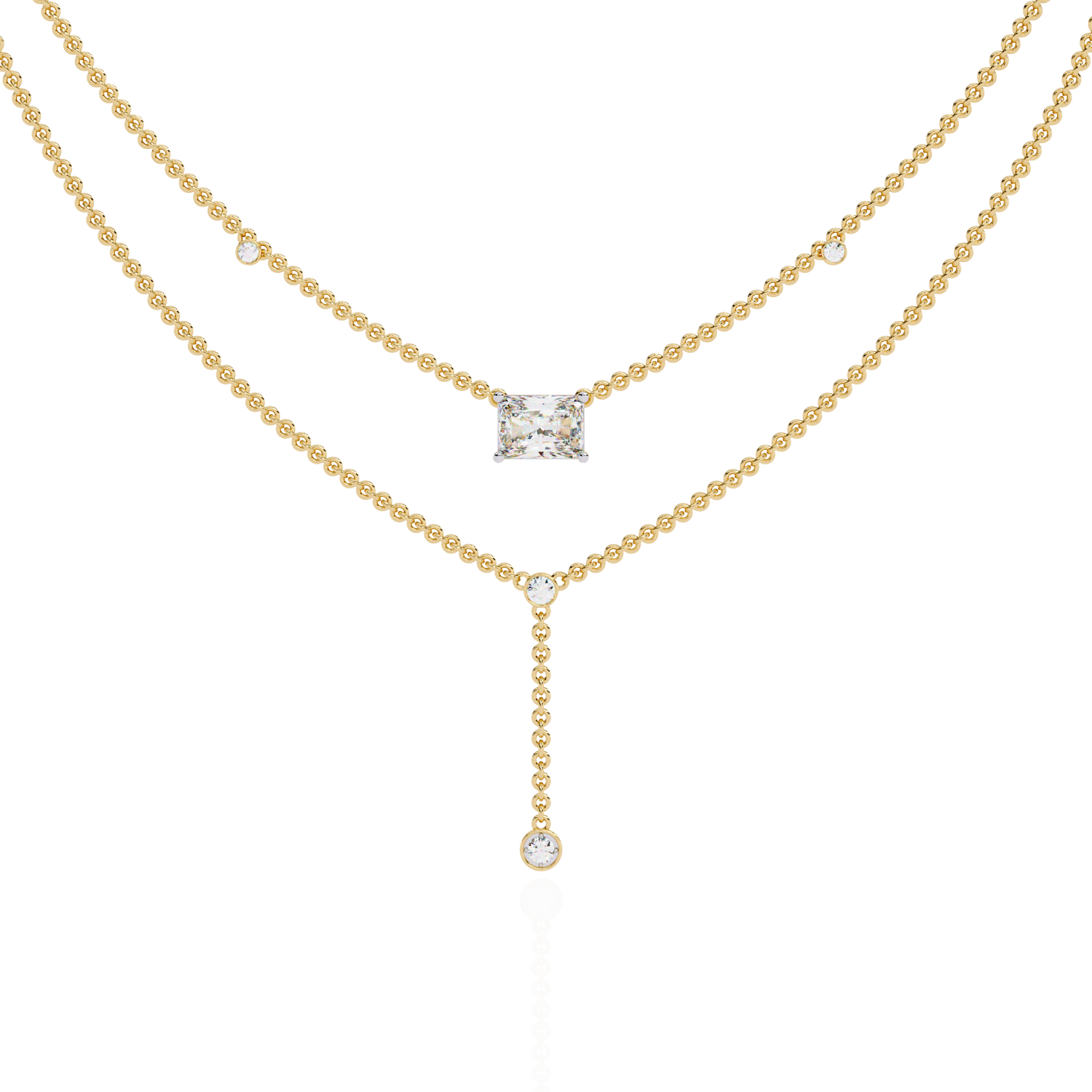 Hannah Solitaire Necklace