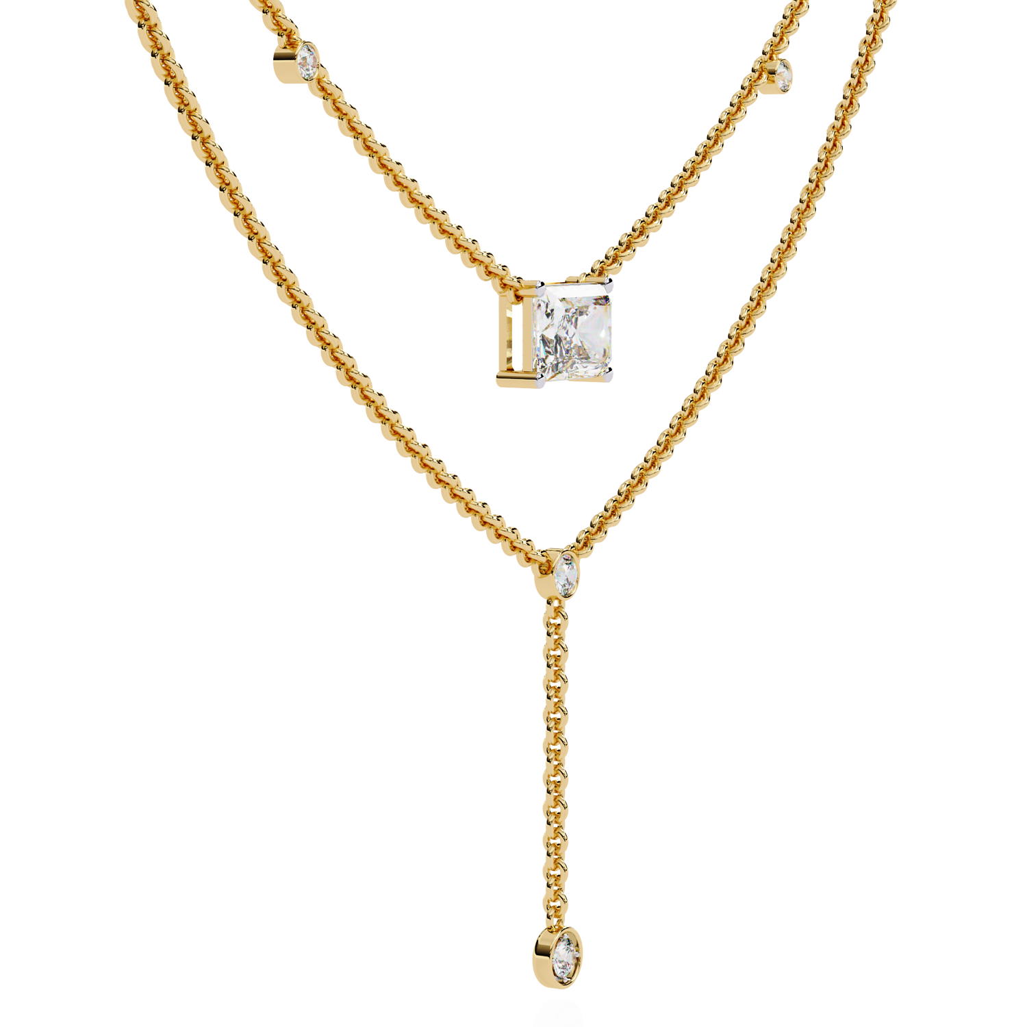 Hannah Solitaire Necklace