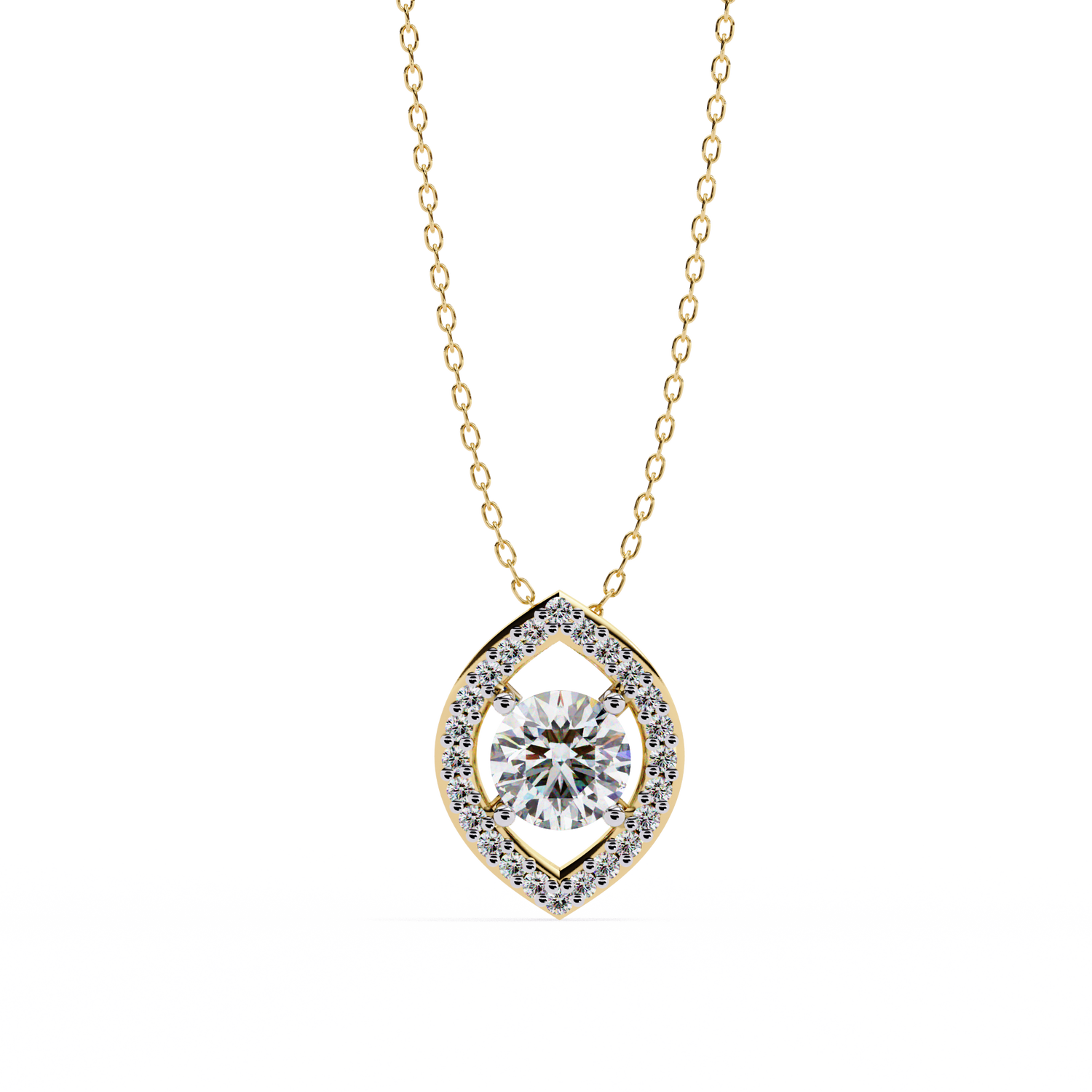 Emery Solitaire Pendant