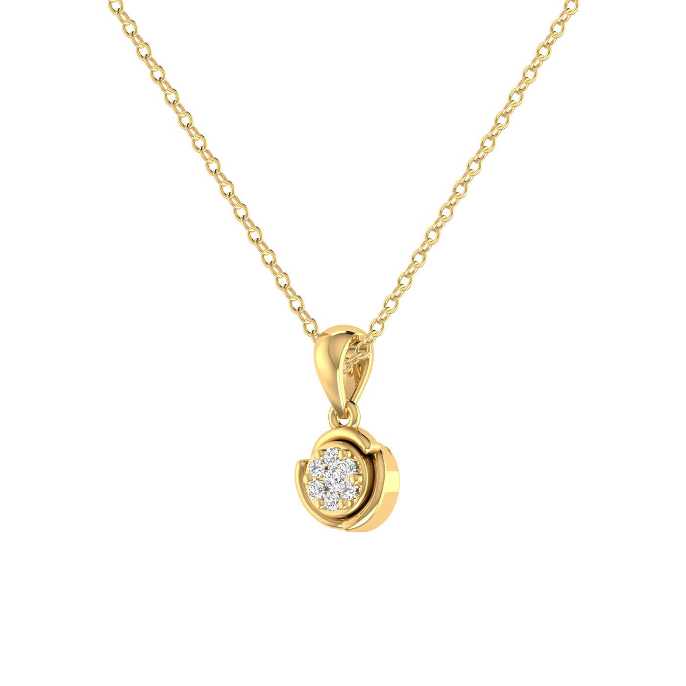 Jasmine Diamond Pendant