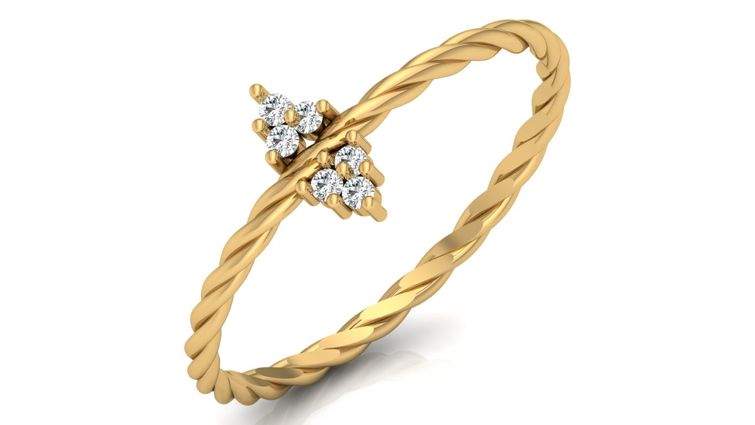 Amber Diamond Ring