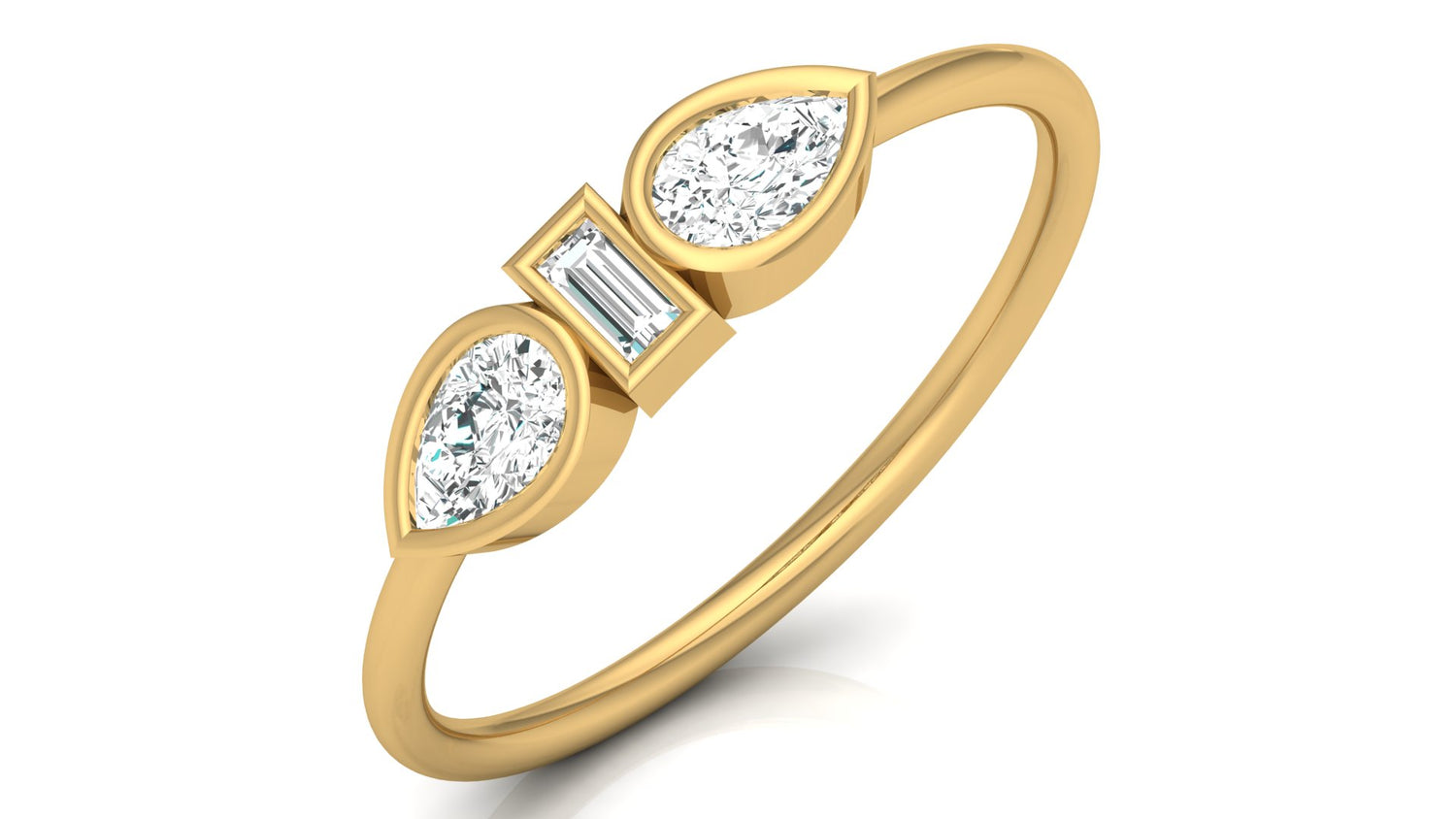 Mckinley Three Stone Ring