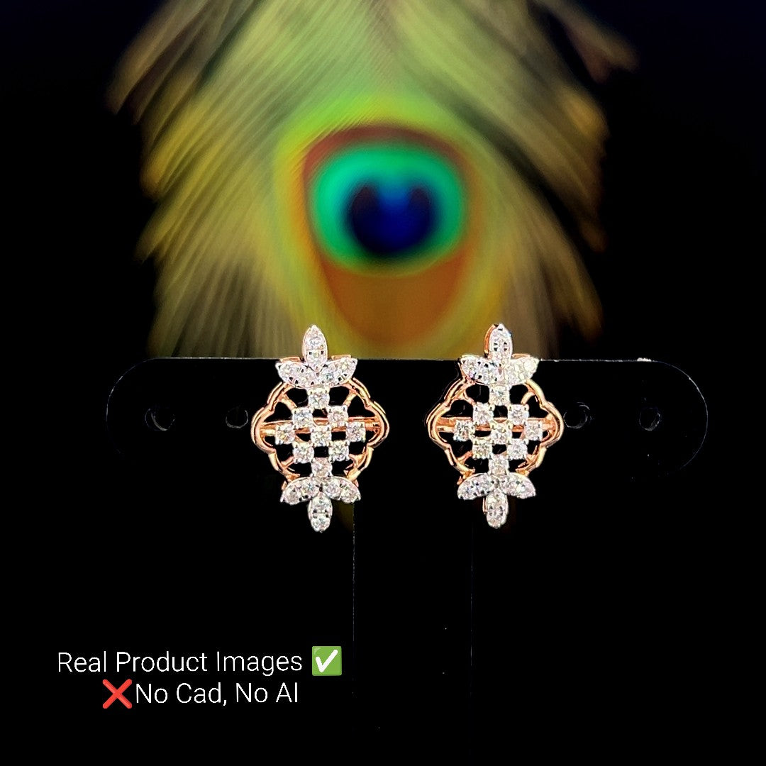 Jharokha Diamond Studs