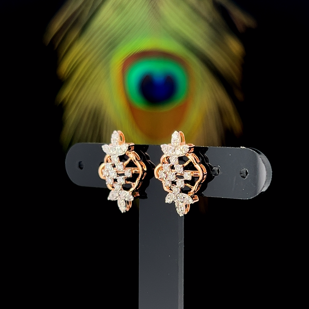 Jharokha Diamond Studs