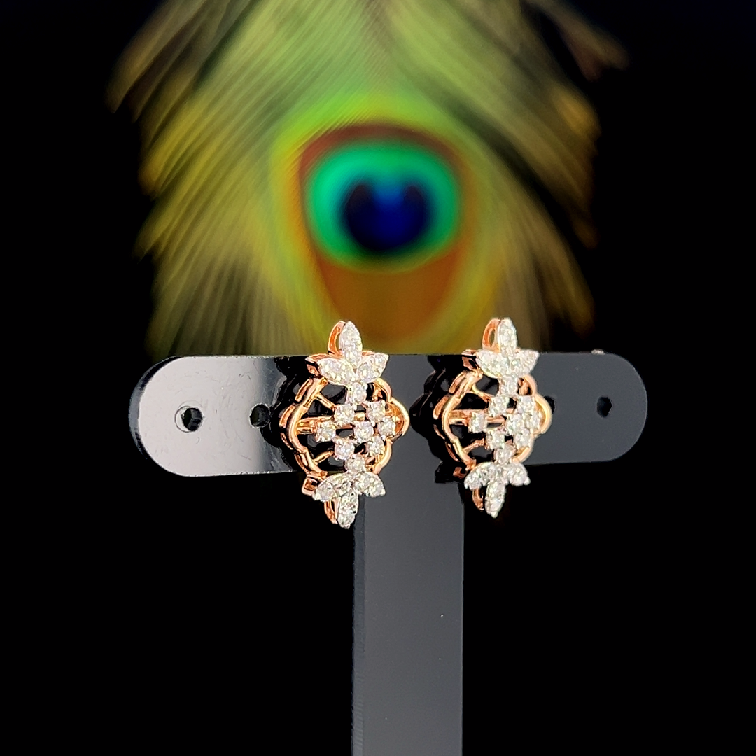 Jharokha Diamond Studs