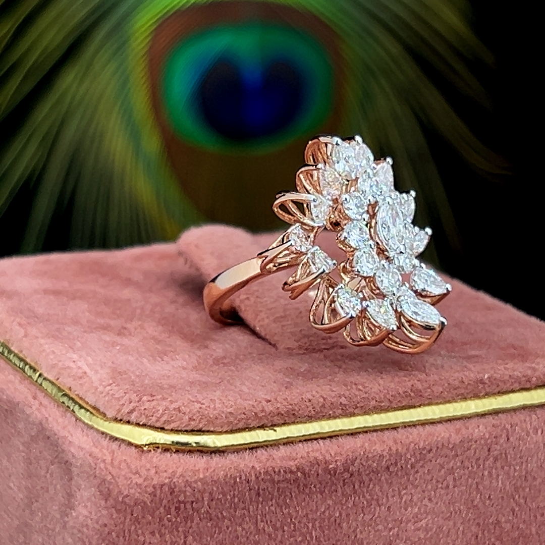 Diamond Bloom Ring