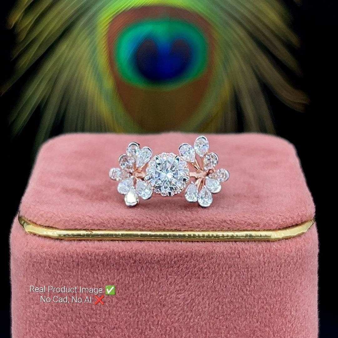 Floral Diamond Ring