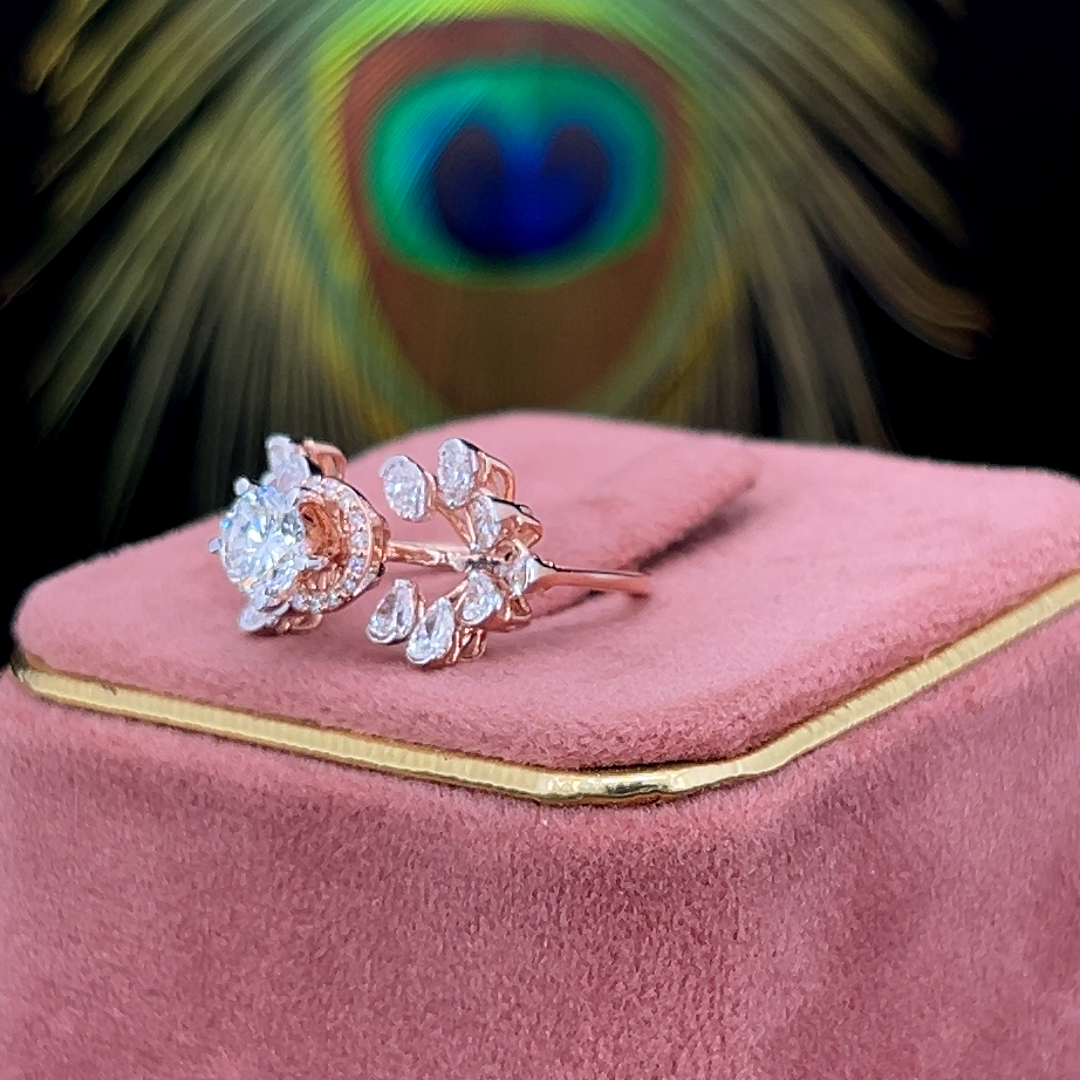 Floral Diamond Ring