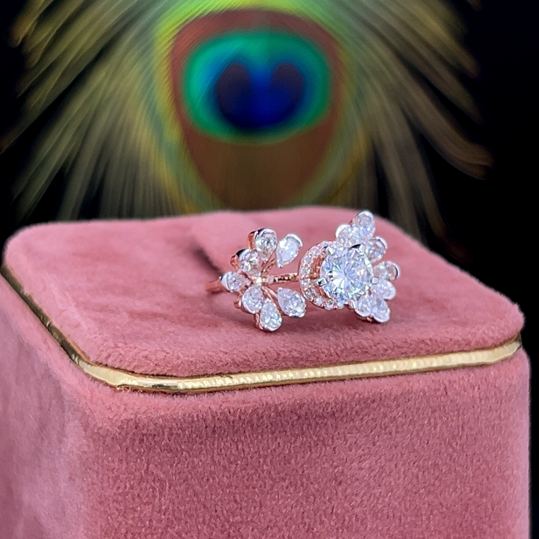 Floral Diamond Ring