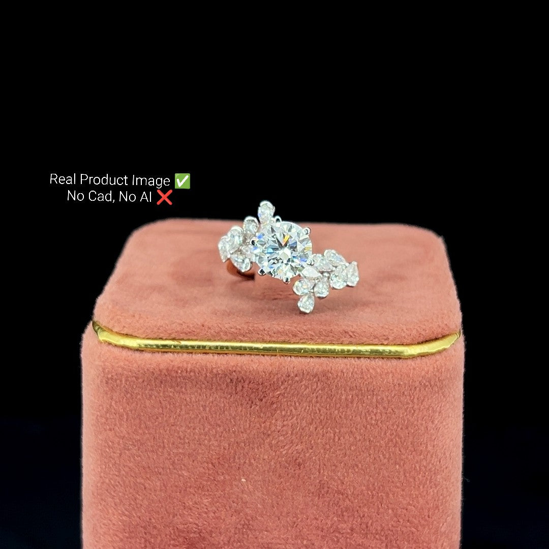 Diamond Blossom Ring 💎