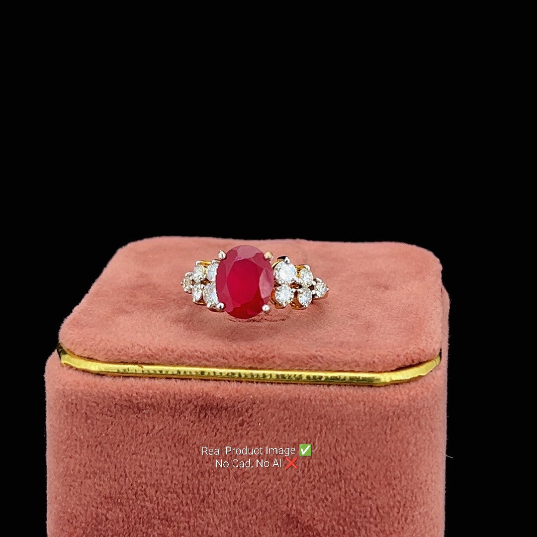Ruby Blossom Ring ❤️💎