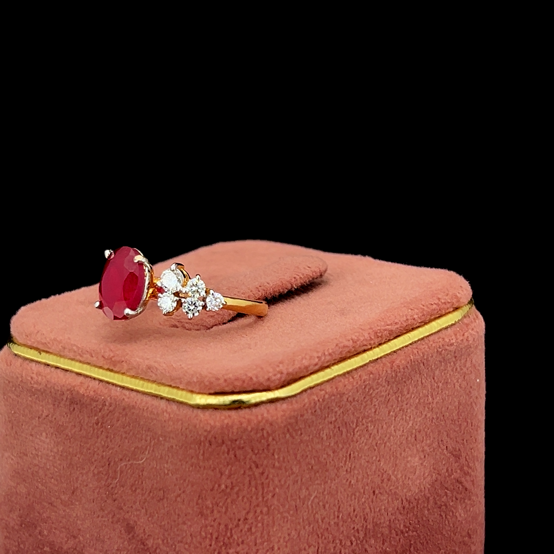 Ruby Blossom Ring ❤️💎