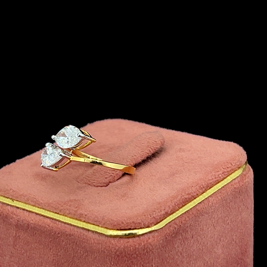 Twin Pear Diamond Ring 💎