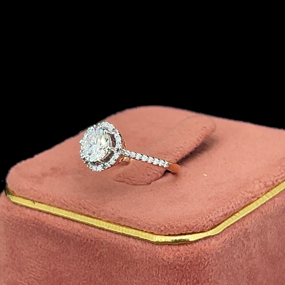 Petal Halo Diamond Ring 💎