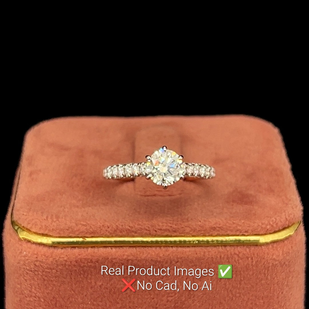 Spark Solitaire Diamond Ring 💎
