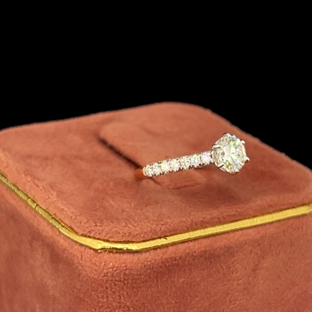 Spark Solitaire Diamond Ring 💎