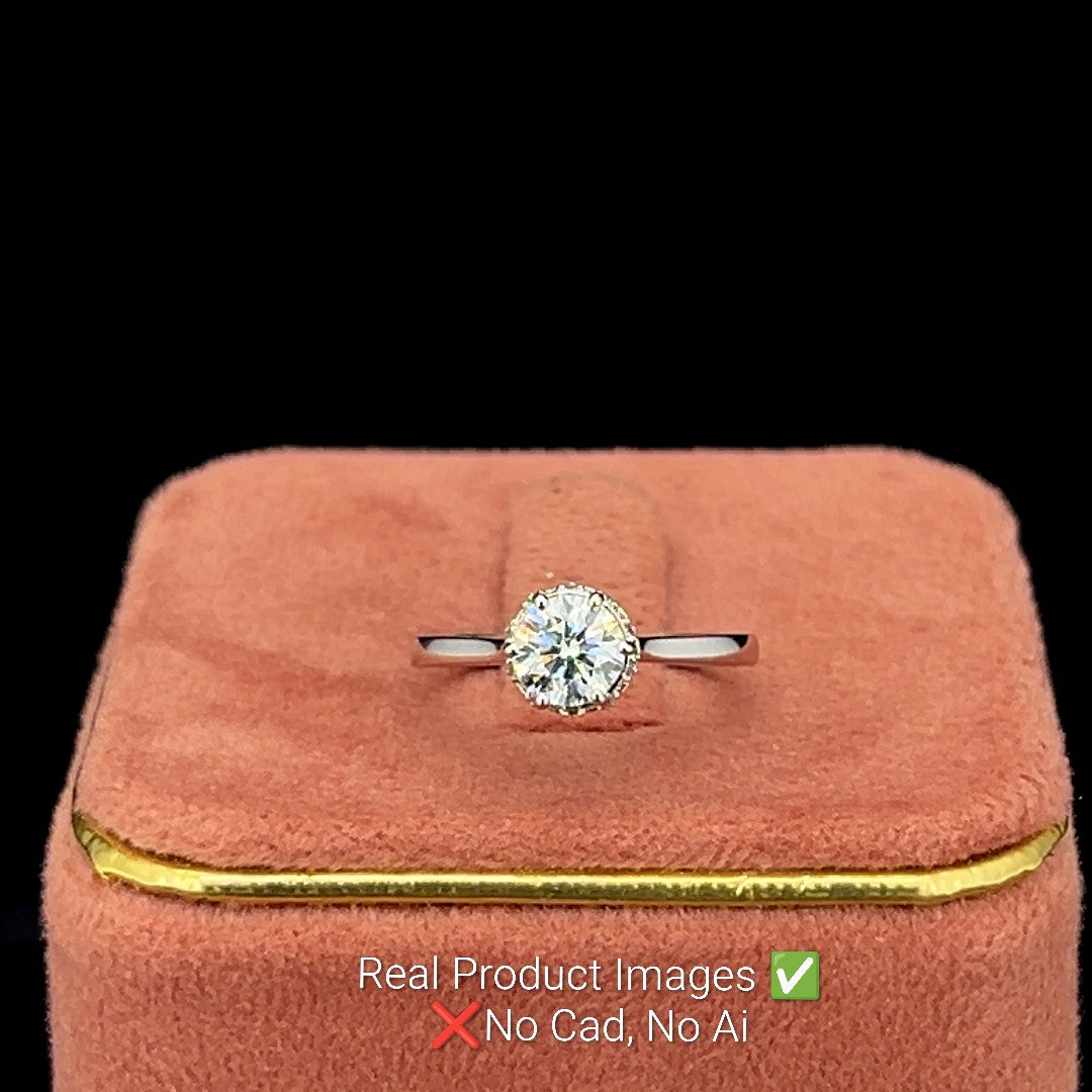Eterna Solitaire Diamond Ring 💎