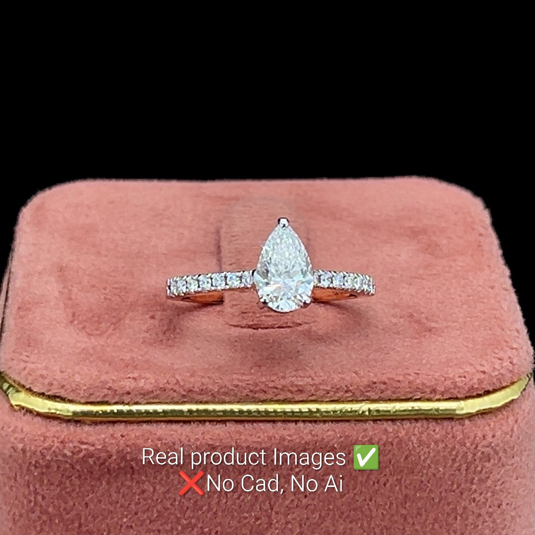 Teardrop Diamond Ring 💎