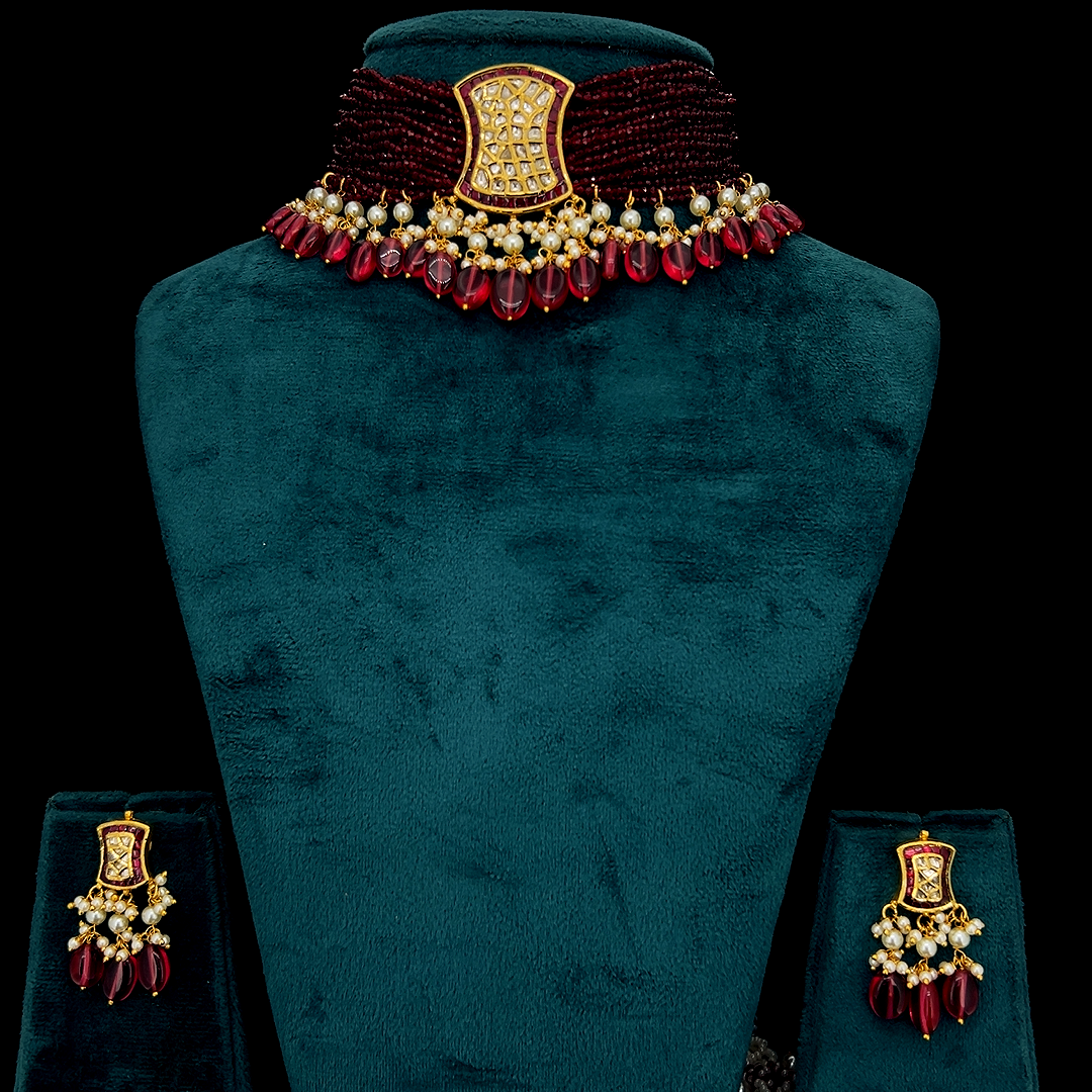 Royal Red Choker Set