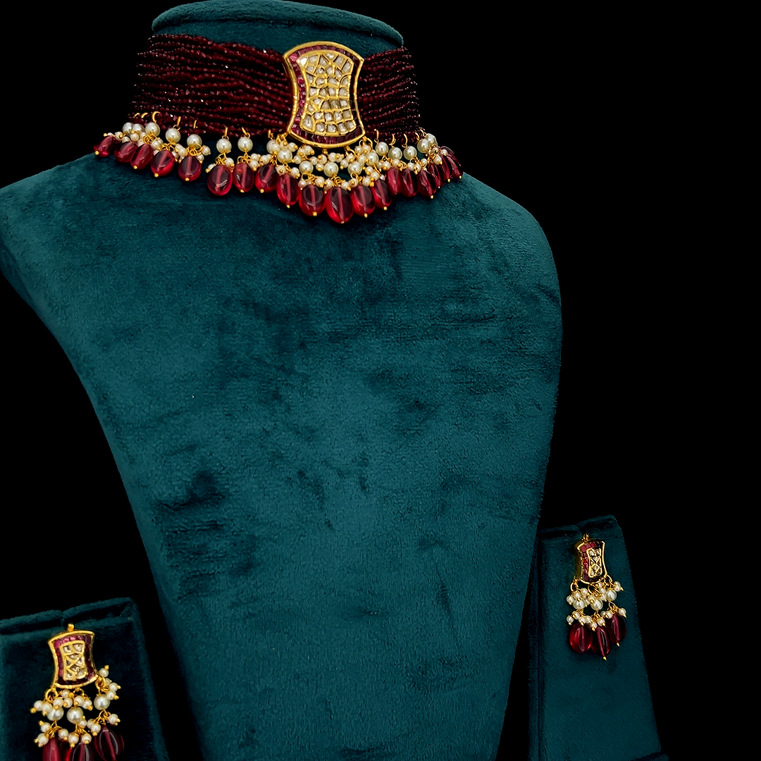 Royal Red Choker Set