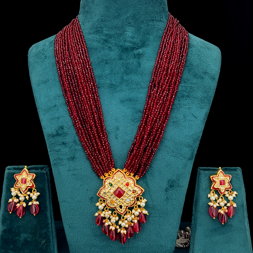 Ruby Rani Pendant Set ❤️