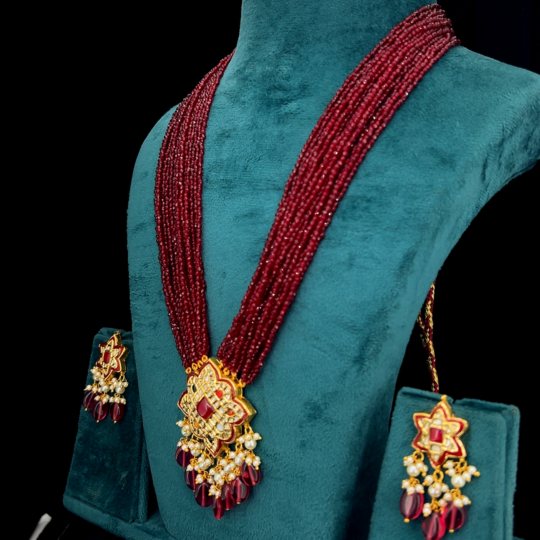 Ruby Rani Pendant Set ❤️