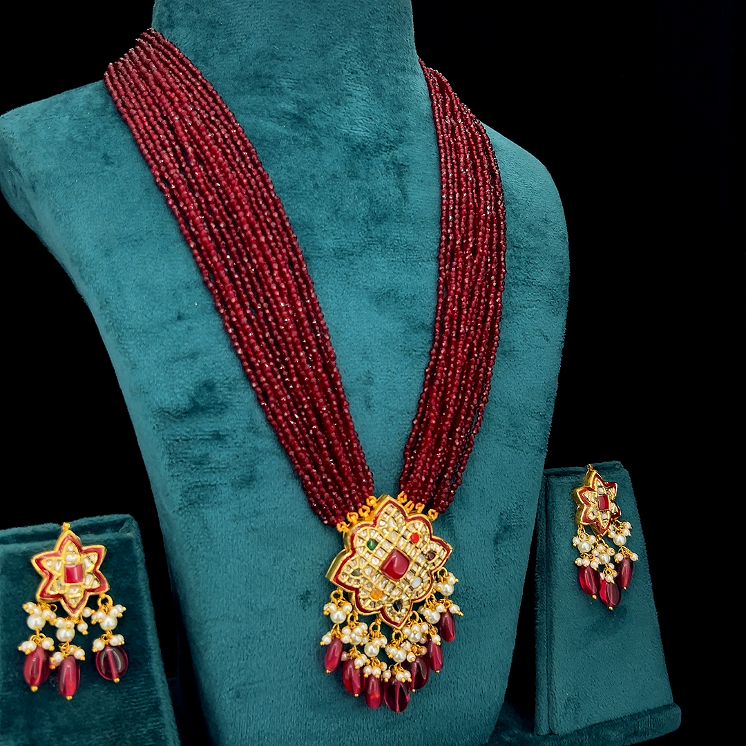 Ruby Rani Pendant Set ❤️